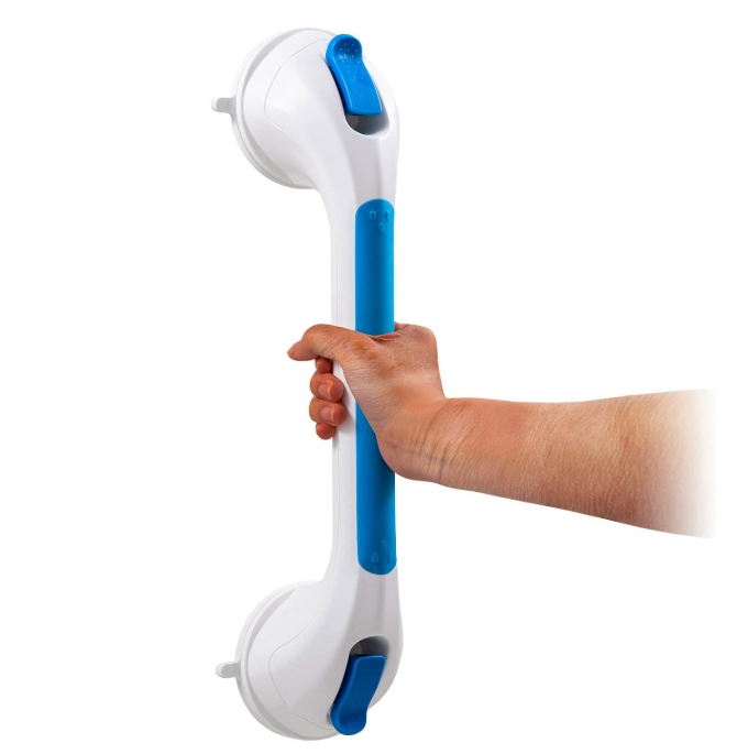 TAILI Nice Series 16.8 Inch Suction Shower Grab Bar – No-Drill Bathroom Safety Handl