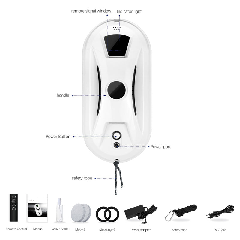 🔥Last Day Sale 50% OFF⏰🤖🪟Automatic Smart Window Cleaning Robot – Edge Detection, Smart Spray & Streak-Free Shine ✨