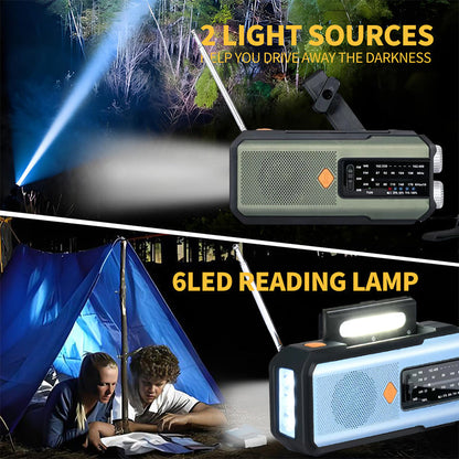 📻 60% OFF NOW! ☀️ Solar Hand-Crank Emergency Weather Radio – NOAA Alerts, Power Bank & Built-In Flashlight 🔋